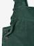 Corduroy Dungarees with Ruffles for Babies green+PURPLE DARK SOLID 