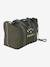 Weekend Changing Bag with Print: La Vie est Pleine de Surprises Dark Blue+GREEN MEDIUM SOLID WITH DESIG+khaki 