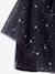 Girl's Christmas velvet dress with starry tulle anthracite 