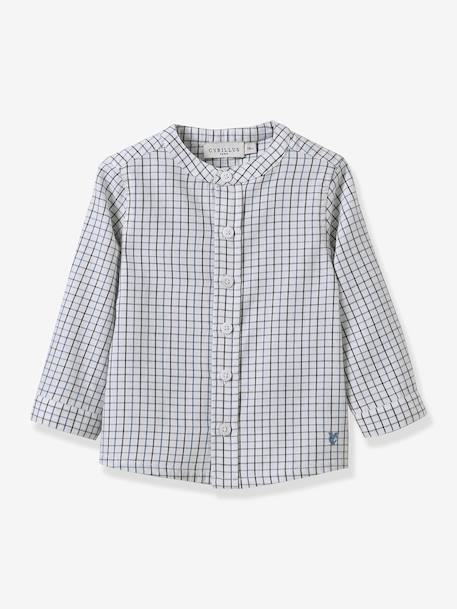 Tattersall checks shirt for babies CYRILLUS multicoloured 