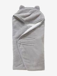 Nursery-Pushchair & Carry Cot Blankets-Throw with Hood for Babies, in Microfibre, Polar Fleece Lining