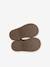 Zipped Leather Boots for Girls camel 