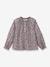 Blouse for Girls in Liberty Meadow Fabric, CYRILLUS rose 