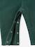 Corduroy Dungarees with Ruffles for Babies green+PURPLE DARK SOLID 