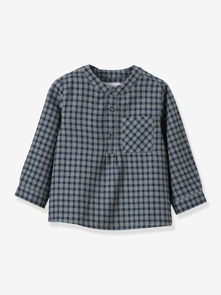 Chequered Shirt for Babies, CYRILLUS multicoloured 