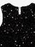 Velour Jumpsuit with Sequins for Girls black 