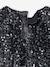 Girls' sequinned Christmas blouse silver 