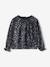 Girls' sequinned Christmas blouse silver 