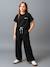 Wide-Leg Tailored Trousers for Girls, JONEN anthracite 