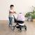 3-in-1 Maxi Cosi Pushchair with Carrycot - SMOBY beige+pale pink 