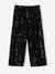 Wide-Leg Christmas Trousers with Sequins for Girls black 