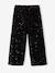 Wide-Leg Christmas Trousers with Sequins for Girls black 