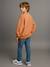 Pack of 2 Plain Long-Sleeved Sweatshirts for Boys, JONEN caramel 