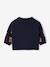 Boys' Christmas jacquard jumper navy blue 