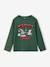 Christmas Print T-Shirt for Boys fir green+navy blue 