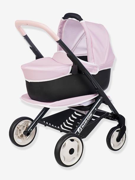3-in-1 Maxi Cosi Pushchair with Carrycot - SMOBY beige+pale pink 
