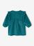 Baby dress in corduroy peacock blue 