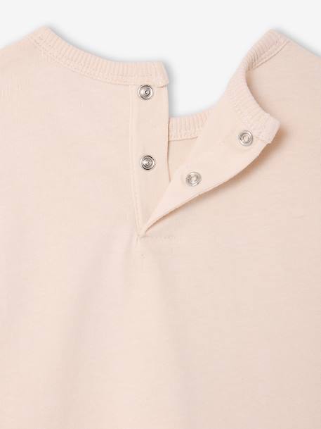 Long-sleeved t-shirt with mouse print for babies vanilla 