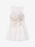 Girl's Christmas dress with sequins and tulle ecru 