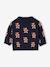 Boys' Christmas jacquard jumper navy blue 