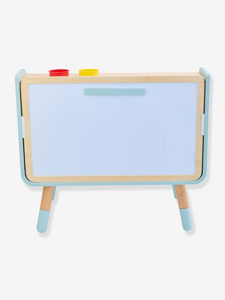 2-in-1 Bookcase Blackboard for Children, HAPE blue 
