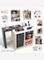 Island kitchen grey 
