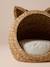 FAMLY water hyacinth cat basket beige 