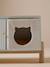 Teddy fabric cat basket FAMILY white 