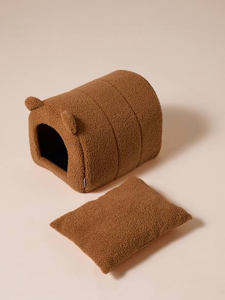 Sherpa cat bed FAMILY camel 