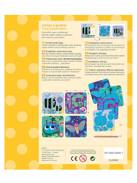 'Little Bugs' Scratch Cards, by DJECO Multi+red 