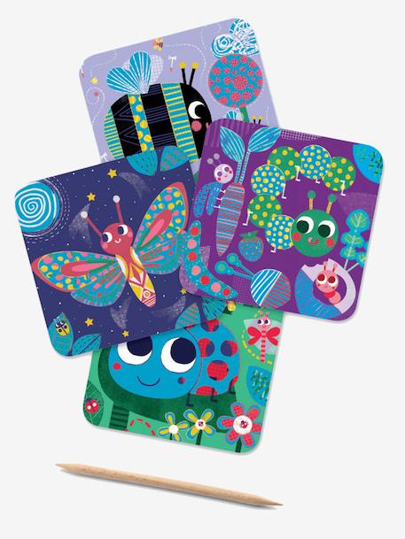 'Little Bugs' Scratch Cards, by DJECO Multi+red 