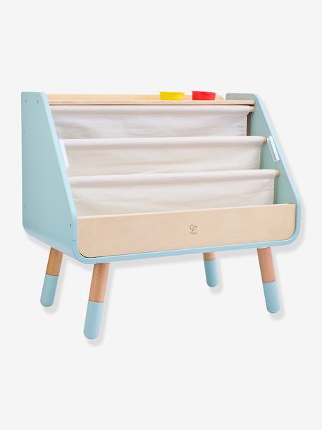 2-in-1 Bookcase Blackboard for Children, HAPE blue 