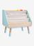 2-in-1 Bookcase Blackboard for Children, HAPE blue 