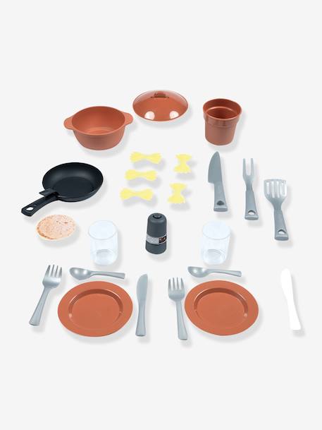 Island kitchen grey 