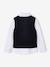 Christmas Shirt & Waistcoat Set for Boys black 