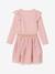 Tulle Petticoat & Frilled T-Shirt Christmas Set for Girls rosy 