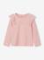 Tulle Petticoat & Frilled T-Shirt Christmas Set for Girls rosy 