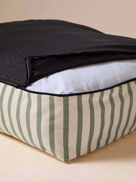 XXL dog mattress FAMILY striped green 
