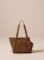 FAMILY pet carrier bag printed brown 