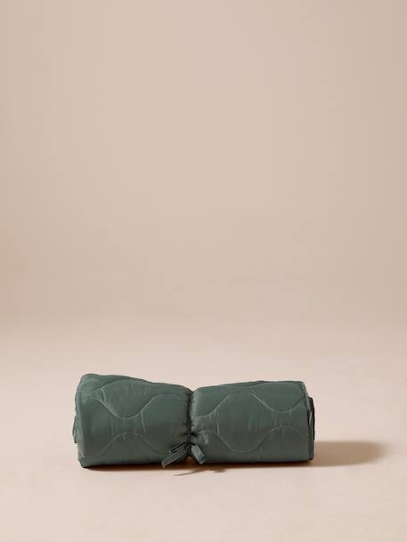 Roll-up travel blanket for pets FAMILY green 