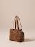 FAMILY pet carrier bag printed brown 