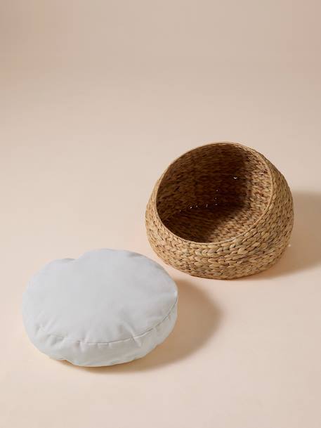 Oval pet basket FAMILY beige 