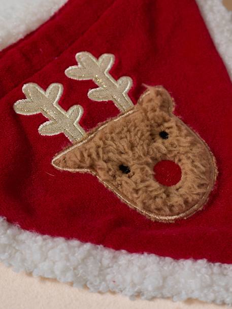 Bandana collar + Christmas beanie for dog FAMILY red 