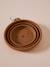 Collapsible silicone bowl, FAMILY camel 