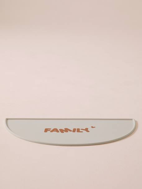 Mat for feeding bowl, FAMILY beige 