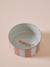 Ceramic Dog Bowl, FAMILY camel+printed white+striped pink 