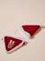 Bandana collar + Christmas beanie for dog FAMILY red 