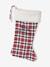 Chequered Jumpsuit + Socks Set for Newborns red 
