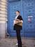 Wide-leg ENVIE DE FRAISE maternity trousers with a tailored feel black 