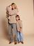 Pramsuit with Leopard Lining, Family Capsule Collection, ENVIE DE FRAISE taupe 